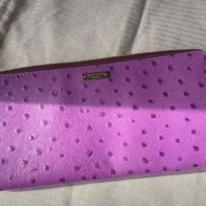 Kate Spade Purple Clutch Wallet